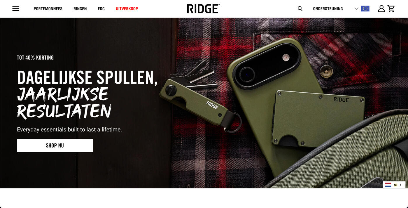 Ridge EU / Ecommerce